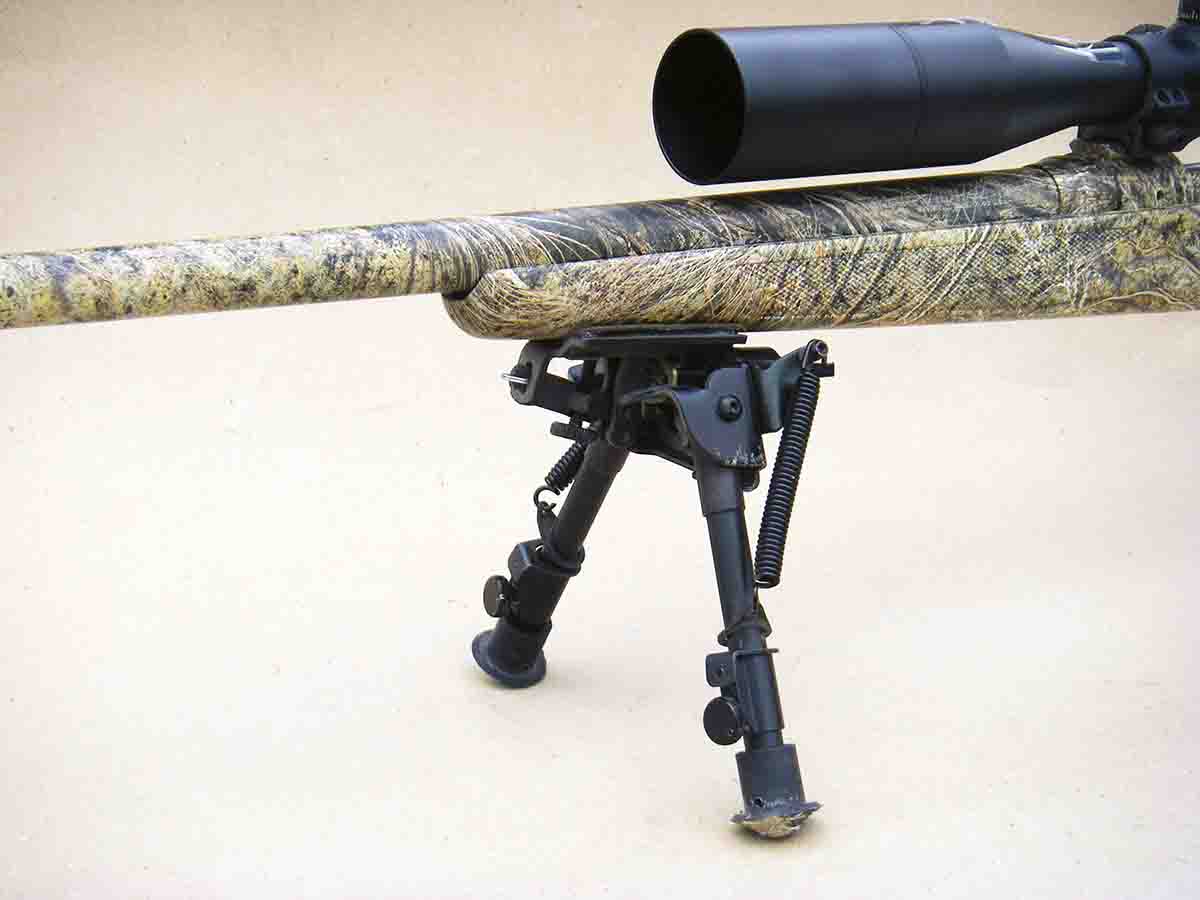 Bipods offer a steady rest and are a useful tool when shooting from the prone position.